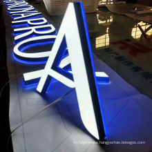 Factory price 3d lighting led letters high quality illuminate custom backlit letter adevetising channel letter